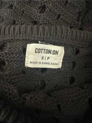 Cotton On Black Crochet Mini Dress thumbnail 5