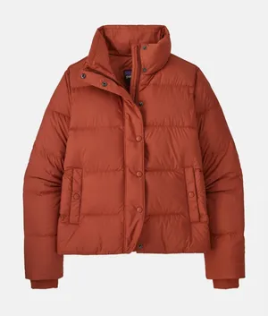 Patagonia Women's Silent Down Jacket Burnished Red NWT Size XL $270 MSRP thumbnail 1
