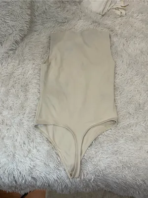 Abercrombie Cream One-Piece Bodysuit thumbnail 4