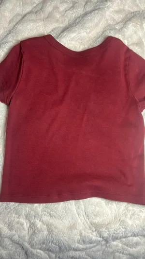 Red Brandy Melville Crop Top thumbnail 3