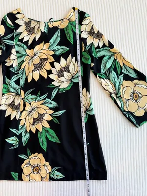 FARM Rio Long Bell Sleeve Mini Dress with Low Tie Back in Tropical Floral Print thumbnail 13