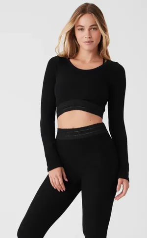 Alo Yoga SEAMLESS LUXE TERRY CUDDLE COVERUP Small- NWT thumbnail 1