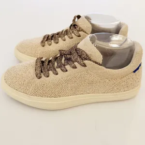 Rothy's RSO2 Sneakers in Honeybun Bouclé ‎ Women's 7.5 Low Top Shoes Metallic thumbnail 5