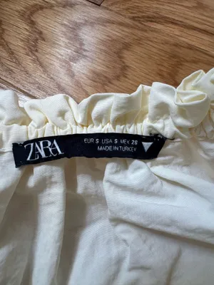 White ZARA Organza Top thumbnail 2