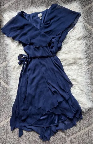 ASOS caped high-low dress thumbnail 1
