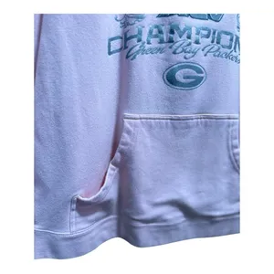 Vintage Women’s Size Small Pink Reebok Green Bay Packers Hoodie thumbnail 4