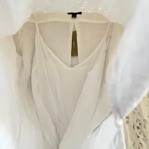 J.Crew Collection White Linen‎ Eyelet Embroidered Button Down Shirt Camisole 6 thumbnail 6