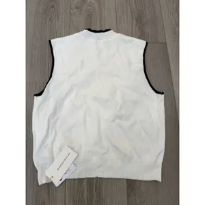 Commense Minimalist Mock Neck Casual Old Money Stretch Sleeveless Sweater NWT XL thumbnail 4
