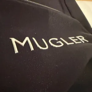 Mugler‎ Logo Backpack Travel School Bag Women's Black 15" x 13" Quiet Luxury NEW thumbnail 5