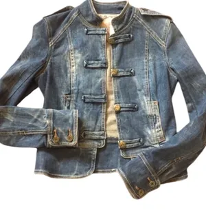 Chelsea & Violet denim jacket Military-Style Blue thumbnail 1