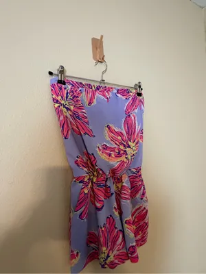 Lilly Pulitzer Ritz Romper‎ Size XXS Dahlia Purple Party Girl thumbnail 3