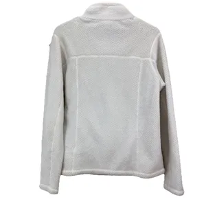 Patagonia Re Tool Ivory Cream Snap‎ Pullover Fleece Fuzzy Jacket Size MEDIUM thumbnail 7