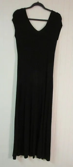 Lulu’s black dress cap sleeve size Large thumbnail 1