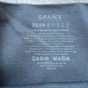 Spanx Grey Black Look at Me Now Camo High Waisted Biker Shorts Shape Wear XS thumbnail 10
