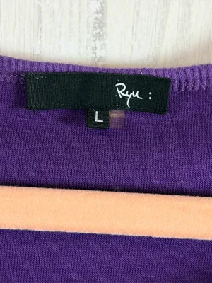 RYU Purple‎ Very Fairy Coquette Mesh Front Button-up Cardigan, Large thumbnail 10