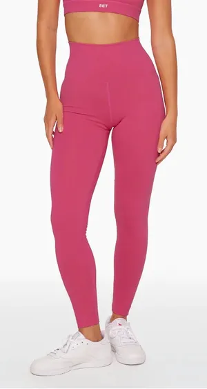 SET Active Luxform High-Rise Leggings in Vibrant Pink, Small thumbnail 1