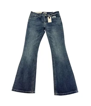 Fire & Rain Women’s Bootcut Flare Jeans Size 11 Medium Wash Low Rise Stretch NWT thumbnail 1