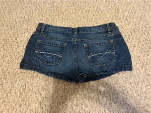 Mossimo Supply Co Vintage micro low rise jean shorts thumbnail 2