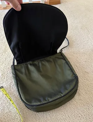 New Handmade Woman's crossbody shoulder Green bag. thumbnail 9