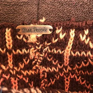 NWOT Free People Sample Sweater Fringe Crop S thumbnail 8