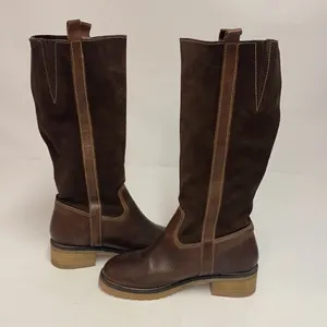 SBICCA JAVAN LEATHER RIDING BOOTS KNEE-HIGH BOOTS size 8.5 B23A‎ thumbnail 8
