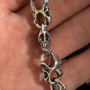 Skull Head Pants Chain for Men Women,Jeans Chain,Keys Chain,Biker Wallet Chain,Streetwear Punk Hip Hop Unisex Style thumbnail 5