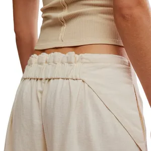 NWOT Free People X Free -Est Demi Wide Leg Linen Blend Pants In Tea Cookie S thumbnail 4