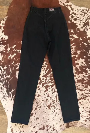 Vintage‎ Ozark Mountain Black High-Waist denim Women’s Jeans thumbnail 1
