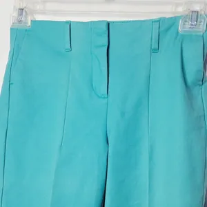 Boden straight leg cropped teal dress work pants sz 2 R regular thumbnail 2