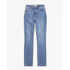 Abercrombie & Fitch Ultra High Rise 90s Slim Straight Jean NWT SIZE 31/12S thumbnail 4