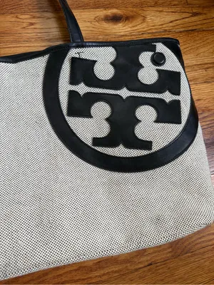 Tory Burch Lonnie Canvas Tote Bag thumbnail 7