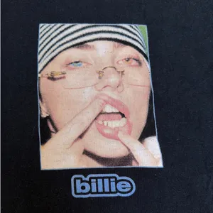 Billie Eilish Merch Tour Tshirt Size S in Black thumbnail 3