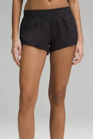 Lululemon Hotty Shorts 2.5" Black Shorts thumbnail 1