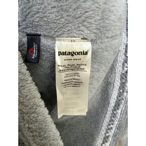 Patagonia Women's‎ Re-Tool Snap-T Fleece Pullover Gray /Coral Size Small thumbnail 4