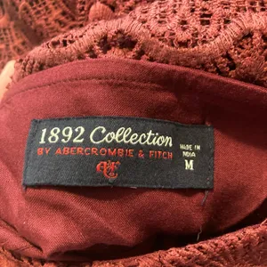 NWT Abercrombie and Fitch 1892 Collection Lace Short Sleeve Mini Dress Medium thumbnail 11