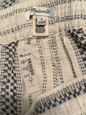 Madewell Lightspun Pull-On Balloon Pants in Antique Cream thumbnail 5