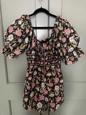 SAYLOR ALLEGRA FLORAL BOCK ROMPE thumbnail 3