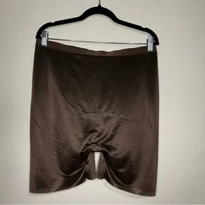 Skims Low Back Sculpt Cocoa‎ Brown Sheer Sculpt Shape-wear Shorts thumbnail 4