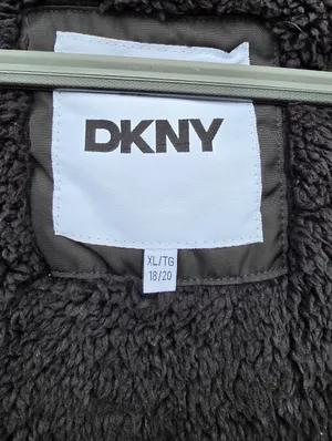 DKNY Puffer Black Sherpa Lined Jacket XL thumbnail 10