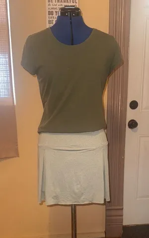 J. Lindberg light sage green activewear skort thumbnail 1