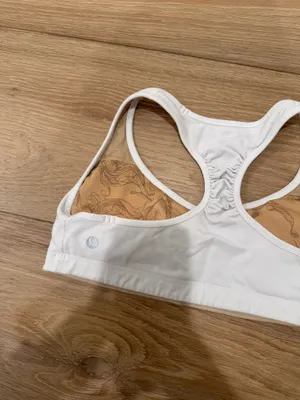 Lululemon white sports bra thumbnail 2
