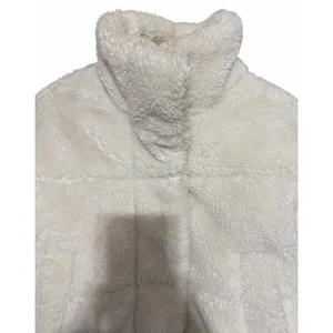 Alo Yoga Sherpa Snow Angel Puffer Jacket White/Ivory Women's Size‎ Small thumbnail 3