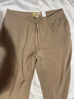 Cubavera woman Drawstring Sweatpants in Brown thumbnail 2
