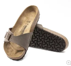 BIRKENSTOCK | Madrid Birkibuc Sandals in‎ Mocha thumbnail 1