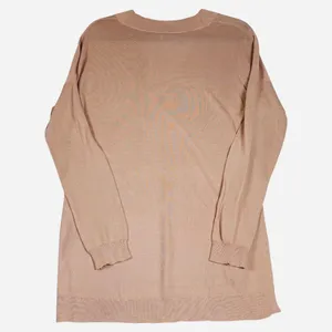 rag & bone V Neck Sweater Womens Small Rose Pink Viscose‎ High Low Split Hem thumbnail 2