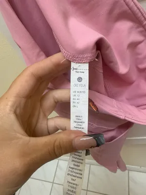 CRZ YOGA High Waisted 7/8 Leggings with Pockets Pink Size M(8/10) thumbnail 2