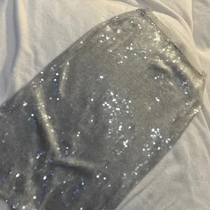 Chan‎ Luu Sequenced Grey Midi Skirt thumbnail 2