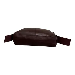COACH 1941 Bandit Hobo Bag Leather Oxblood Burgundy/Ivory Pouch - Good Condition thumbnail 4