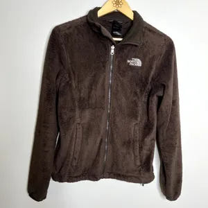 North Face Brown Fleece Full Zip Jacket thumbnail 4