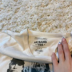 American Eagle Outfitters White Nirvana T-Shirt thumbnail 3